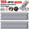 100-1 шт. 700 мл Внешний аварийный пакет для мочи Портативный походный туалет Пакет для рвоты Дорожный мини-мобильный туалет для женщин, младенцев, мужчин