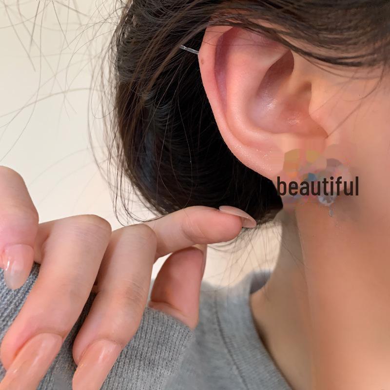 Серьги-бабочки из серебра 925 пробы с цирконами: Легкая роскошь