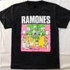 Винтажная футболка Ramones We're Happy Family, плотный хлопок, черная, размеры S-5XL, унисекс