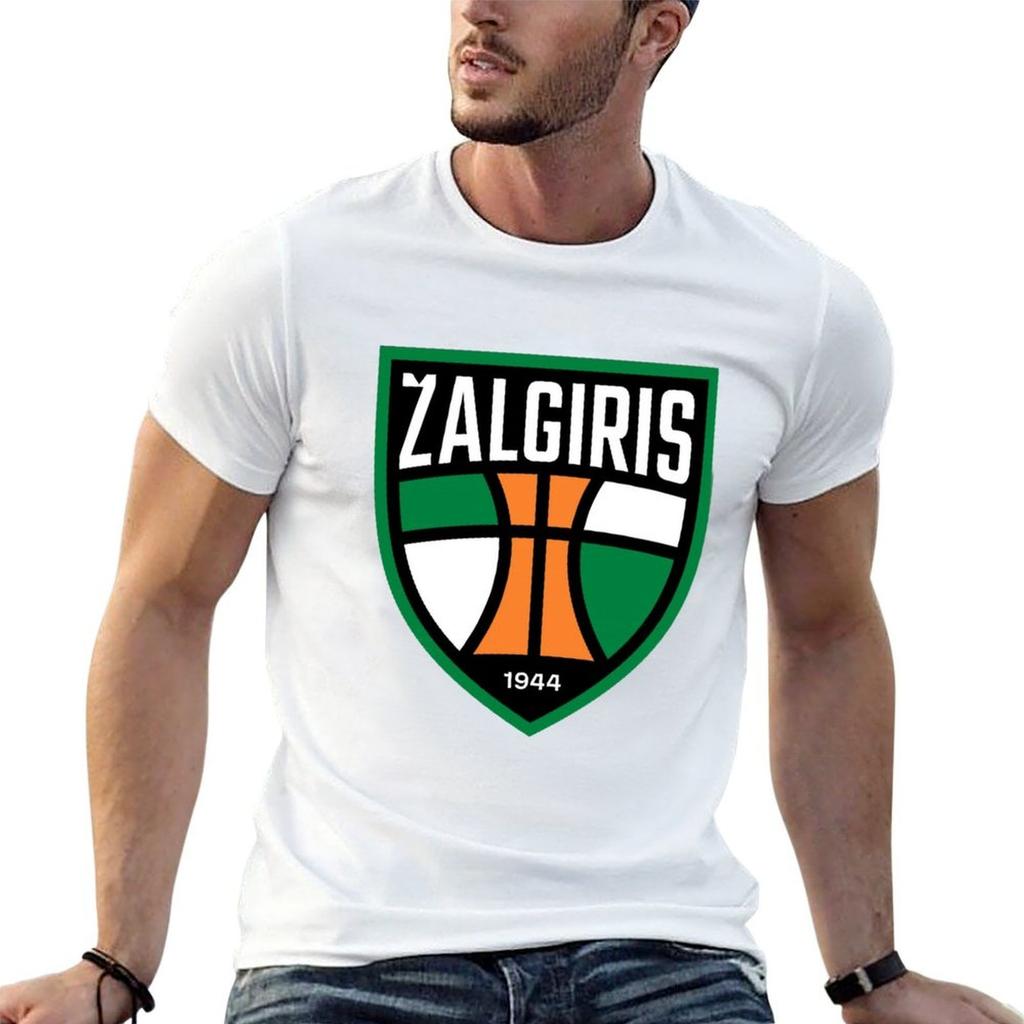 2025 New Model Zalgiris, Basketball Club T-Shirt T Shirt For Unisex 100 Percent Cotton Unisex T Shirts For Unisex Casual T-Shirt
