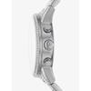 Michael Kors Серебристые кварцевые часы Bryant Pavé MK6746