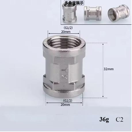 201 Stainless Steel 1/2" 3/4" BSP Male Female Thread Reducing Elbow Tee Coupler Butt Joint Plumbing Fittings