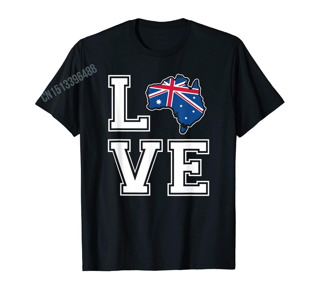 ZX More Design Australia Day Funny Australian Map Flag Patriotic TShirt For Men Women T Shirt Hip Hop Tops Cotton Tees