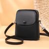 Women Luxury Solid Genuine Leather Shoulder Messenger Bags Cowhide Small Phone Bag
