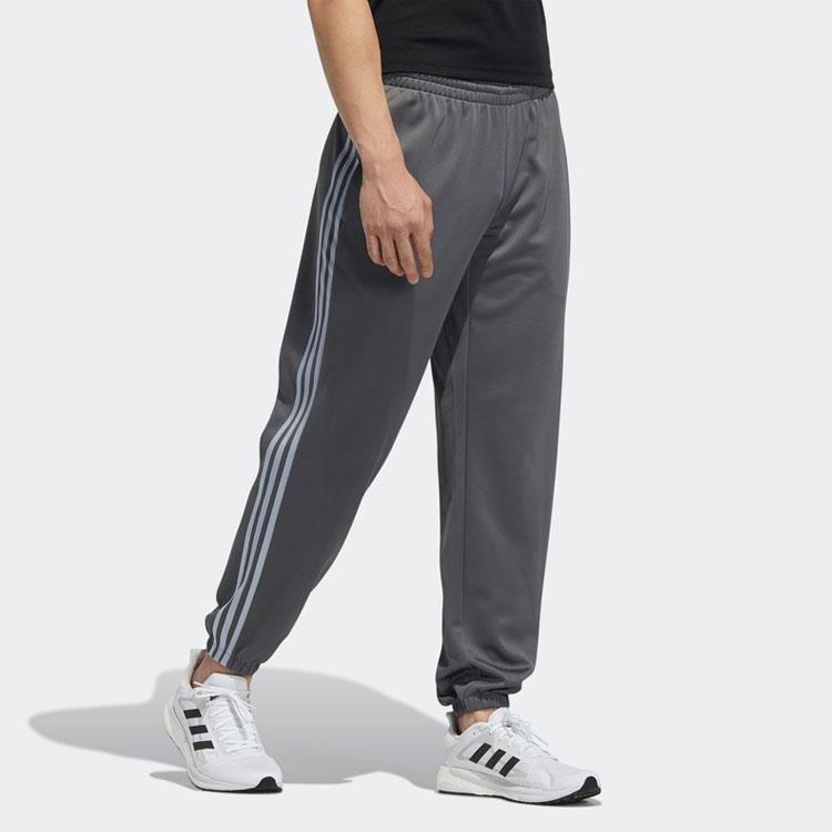adidas Спортивные брюки мужские светло-серые умеренные H37071