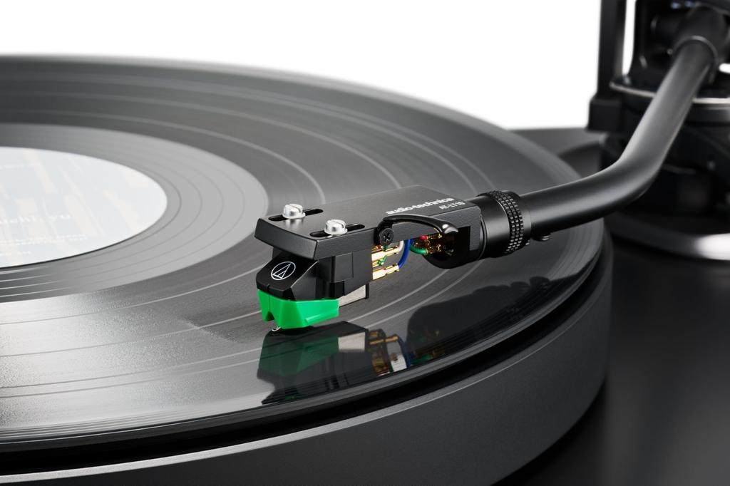 Lightweight Matte Black Audio-Technica AT-LT10 Headshell, Die-Cast Aluminum,