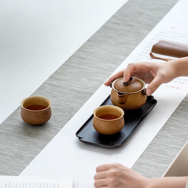Edenus Lingzhi Auspicious Ceramic Kung Fu Tea Set