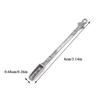 4Pcs Stainless Steel Mini Shovel Medicine Spoon with Hanging Hole Sniffer Powder Scoop Coffee Stirrer for Salt Herb