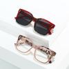 Солнцезащитные очки женские квадратные большие плоские очки, заклепки модные уличные оправы для очков