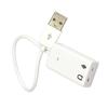 2x Внешний USB звуковой адаптер 7.1-канальный аудиоадаптер звуковой карты для ПК, ноутбука