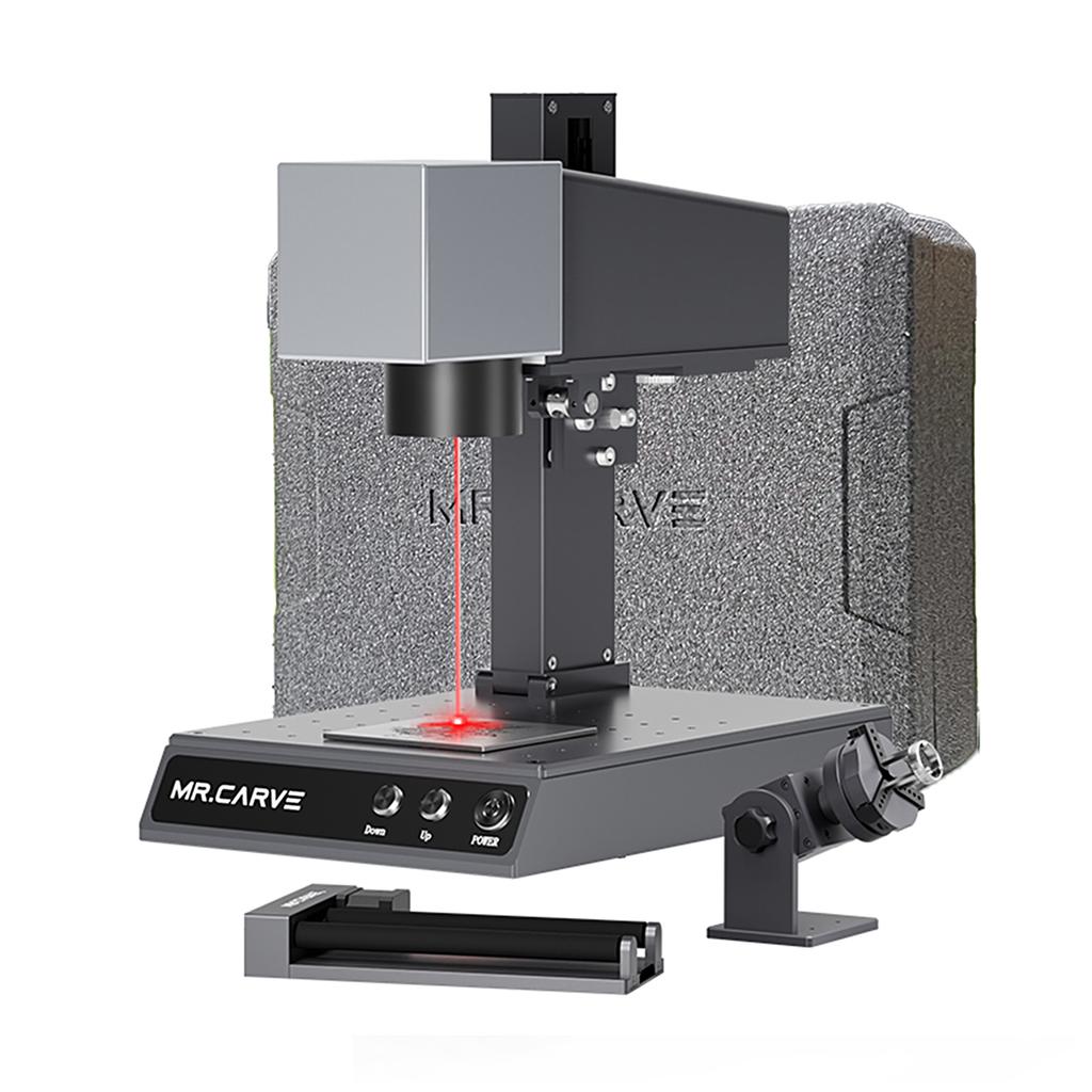 MR. CARVE M1 Pro Laser Engraver Desktop Marking Engraving Carving Marker Machine with RT5 Rotary