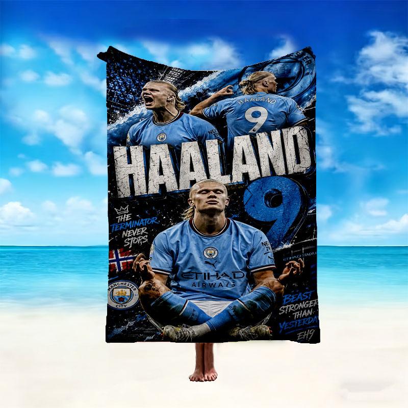 [Erling Haaland Blanket] Creative Blanket for Women Men Family Friend on Birthday Mothers Fathers Day Valentines Day