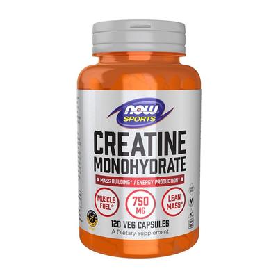 Спортивный креатин моногидрат 750 мг, 120 вегетарианских капсул