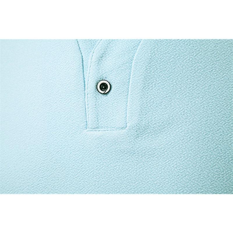 Men's Summer Solid Color Hip Hop V Neck T-Shirt Casual Henry Button Short Sleeve Fashion Streetwear Basic Top Tees