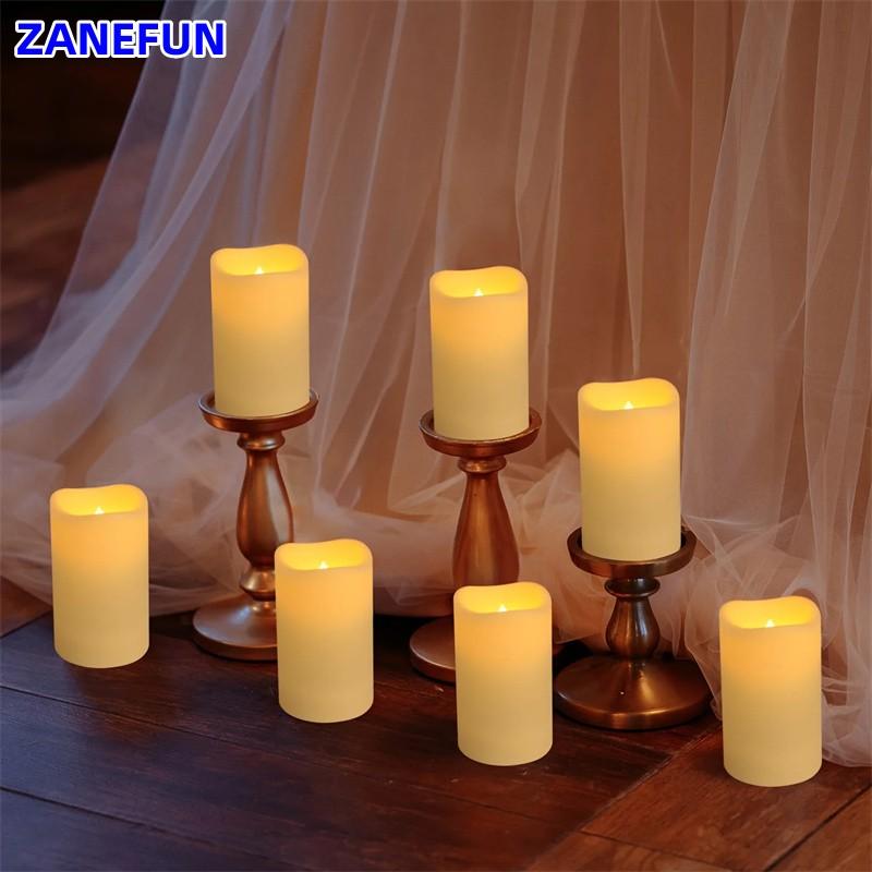 72-Pack LED Flameless Candles with Remote Control for Home and Special Occasions (Three Sizes)