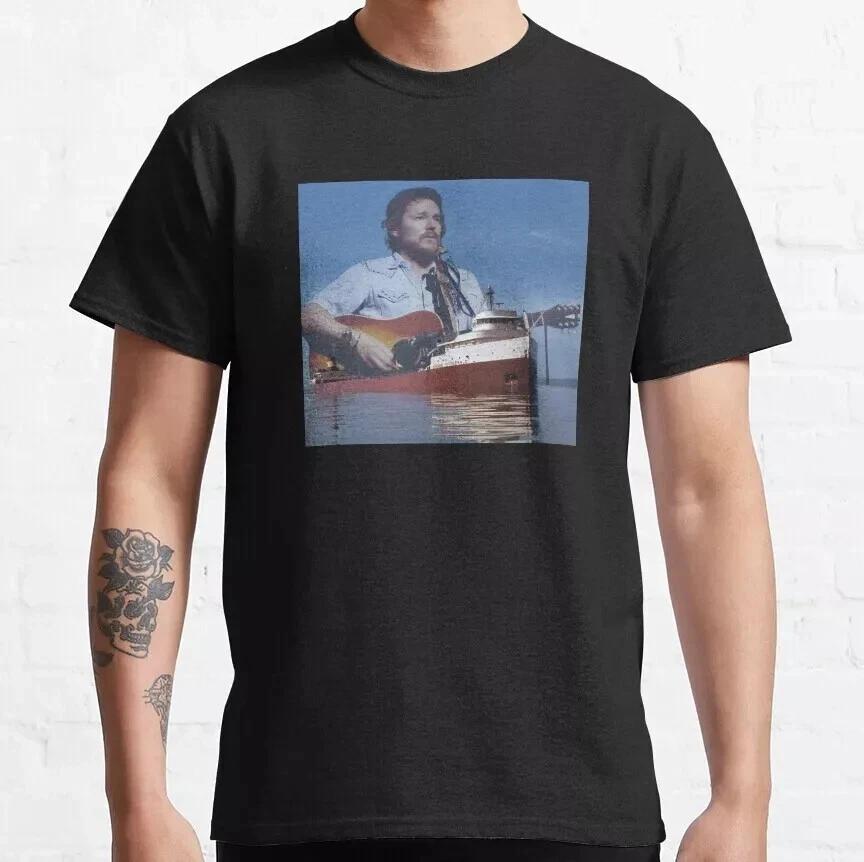 Gordon Lightfoot and Edmund Fitzgerald Classic S-5XL Art T-Shirt