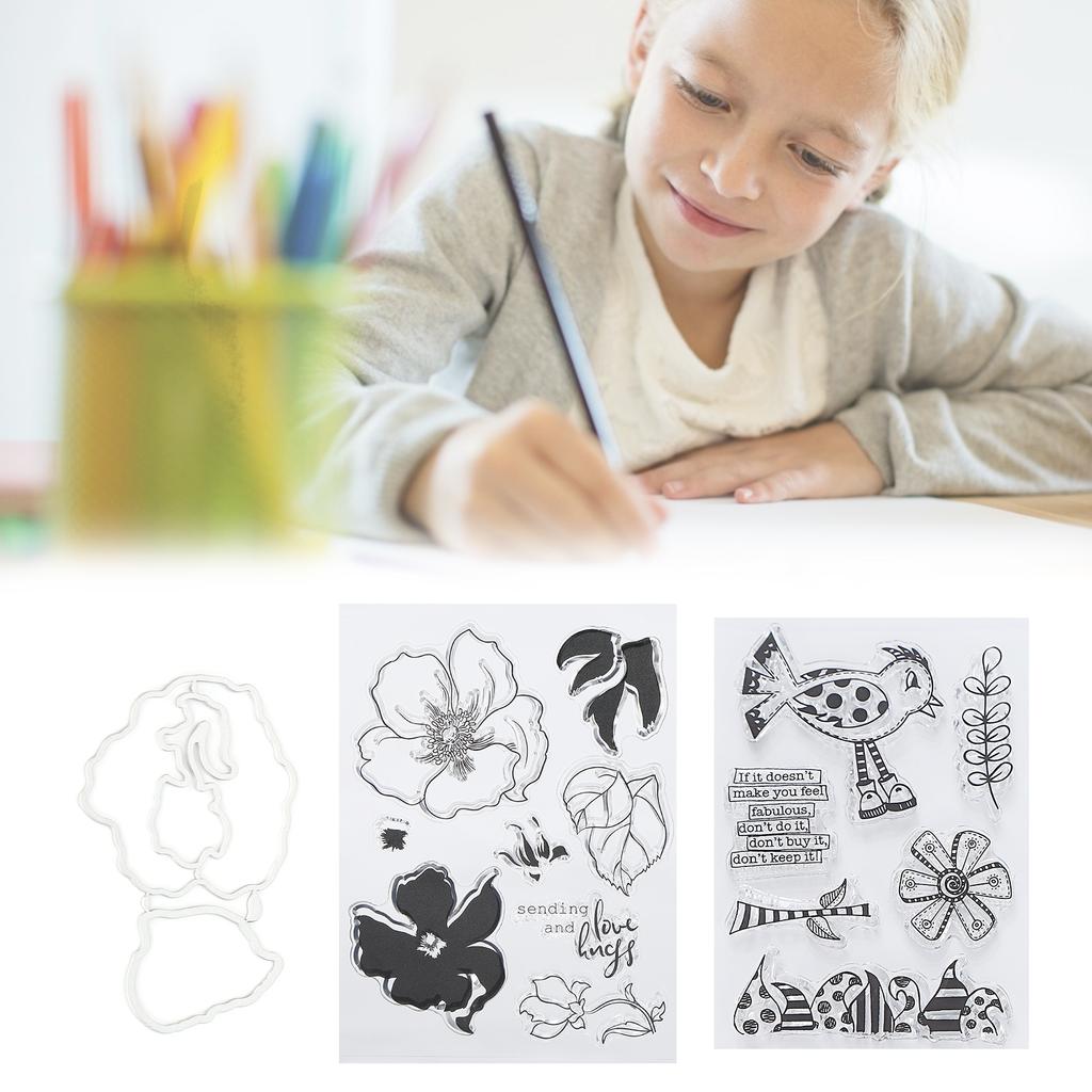 Transparent Stamp Rubber Journal Album Decoration HandMade Crafts Supplies