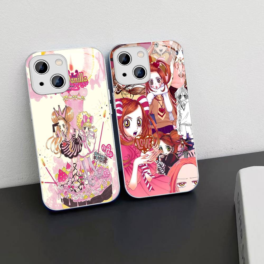 Аниме Сахарная Руна Для IPhone 14 13 12 Mini 11 Pro XS Max X XR 14 Plus Закаленное Стекло