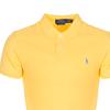 Polo Ralph Lauren Logo Embroidered Slim Fit Polo Shirt Short Sleeve Мужская рубашка поло Желтый 710680784-361