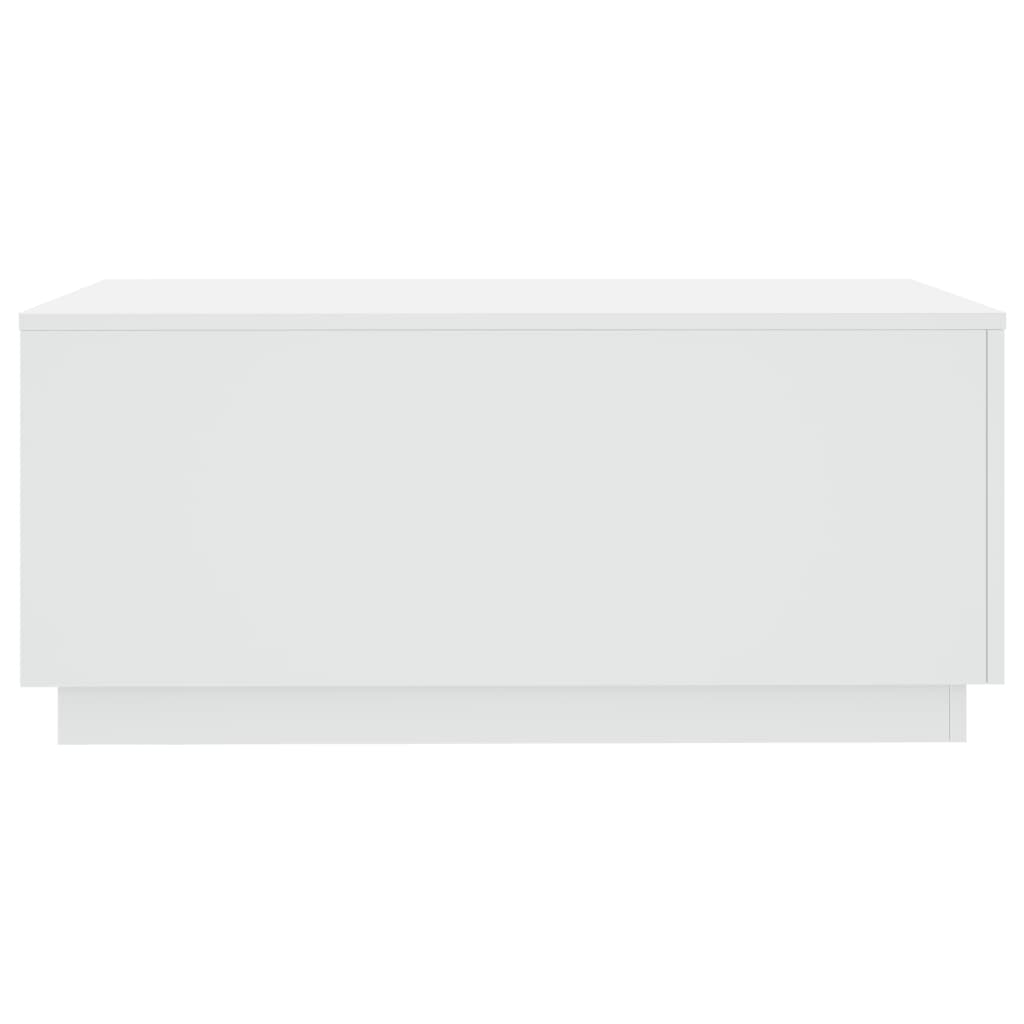 LED Coffee Table White 90 x 50 x 40 cm