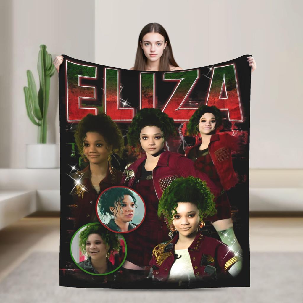 Зомби 4 Рассвет вампиров Вязаные одеяла Фланелевые Аддисон Подделка Легкие пледы Путешествия Дом Диван Тонкое одеяло