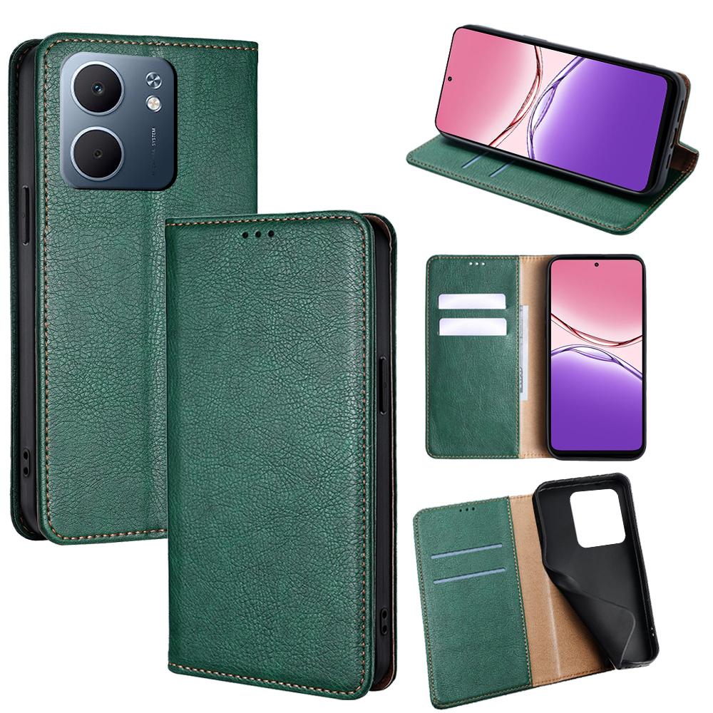 For Oppo A5x 5G Case Wallet PU Leather Magnetic Auto-Absorbed Phone Cover