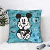 Mickey Mouse Graffiti Square Pillow Case  Cushion Cover Awesome Polyester Decor Pillowcase for Living Room 18"x18"