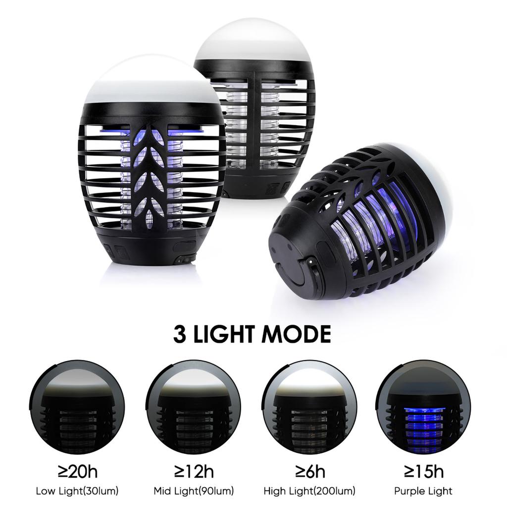 Два в одном светодиодный фиолетовый свет мощный противомоскитный светильник без загрязнения без повреждения дикая уличная мебель