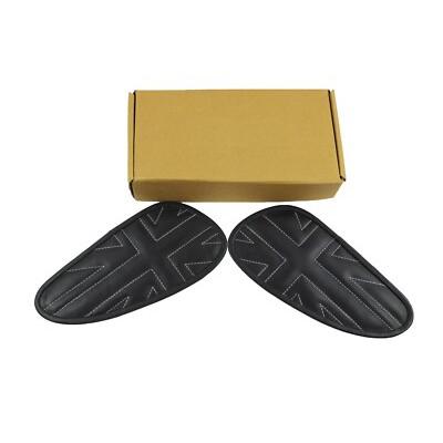 Tank Knee Pad for Royal Enfield "Interceptor 650 Union Jack Black"