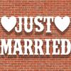 Just Married Letter Banner Bridal Shower Paper Garland Bunting Banner  Party Decoration Supplies