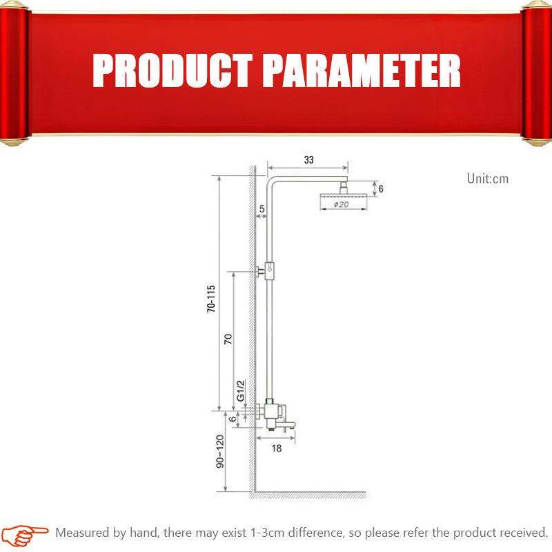 Светодиодный цифровой душевой набор, хромированные смесители для ванной комнаты, термостатический смеситель для душа, спа-дождь, смеситель для горячей и холодной ванны, настенное крепление Grifos