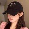 Embroidery Embroidery Bow Baseball Cap Bowknot Peaked Cap Casual Bowknot Baseball Hat  Girl