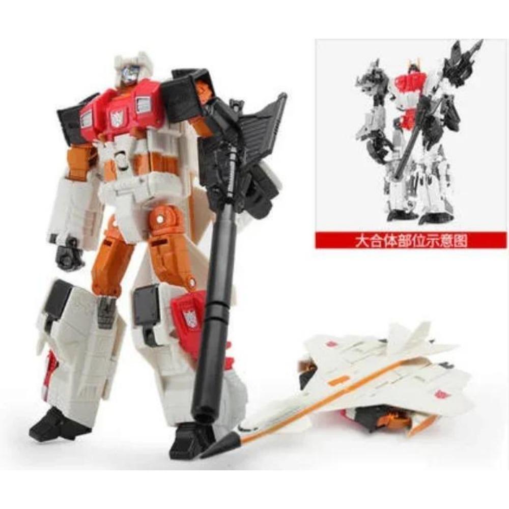 HZX Cool G1 Superion Робот Самолет IDW 5в1 Девастатор Брутикус Фигурка Игрушки Комбайнер Трансформация Деформация Подарок