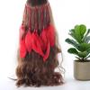 Bohemian Feather Tassel Unisex Hairband Halloween Party Stage Performance Indian Ethnic-Style Wedding Headpiece