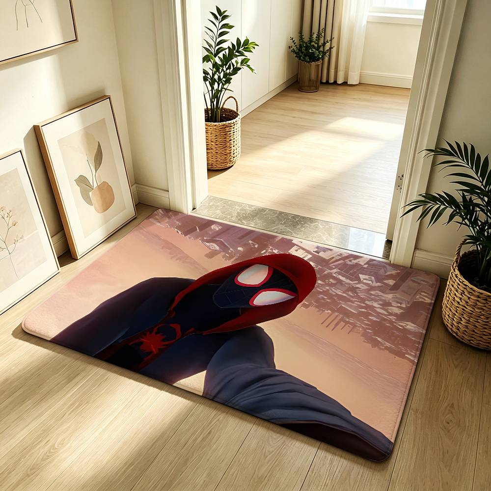 Cool S-Spider-Mans Carpet Bathroom Anti-slip Mat Door Mat Home Decoration Mat Entrance Door Mat Scratch-resistant Door Mat