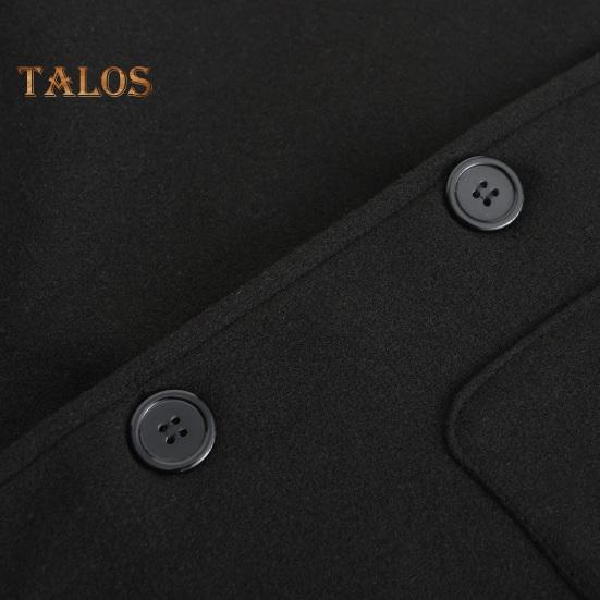 Мужское пальто с лацканами, длинный рукав, однобортный однотонный пиджак с карманами, свободный крой, повседневная верхняя одежда, повседневная одежда