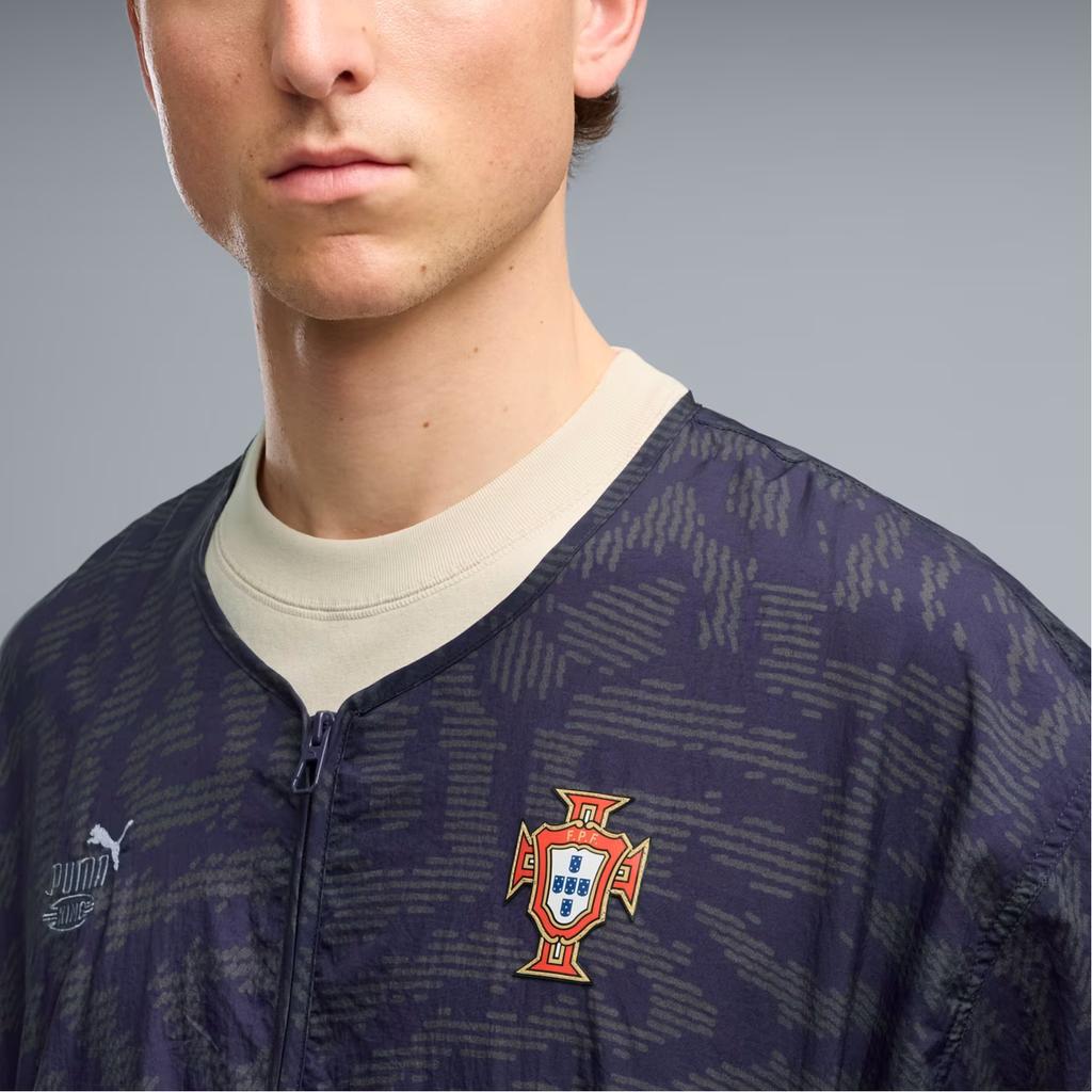 Puma X Portugal Совместная коллекция Salehe Bembury King Sports Молния Свободная Куртка с длинным рукавом Унисекс куртки 635099-64