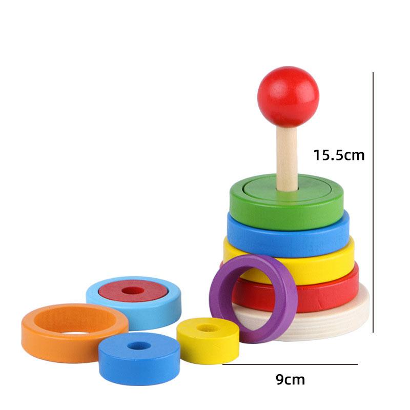 Деревянные пазлы Детские игрушки Монтессори Графический мультяшный красочный Раннее развитие Обучающая игрушка Пазл в форме животного