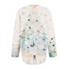 Women's Fashion Long Sleeve Christmas Snowman Snowflake Print Jacket Cardigan
