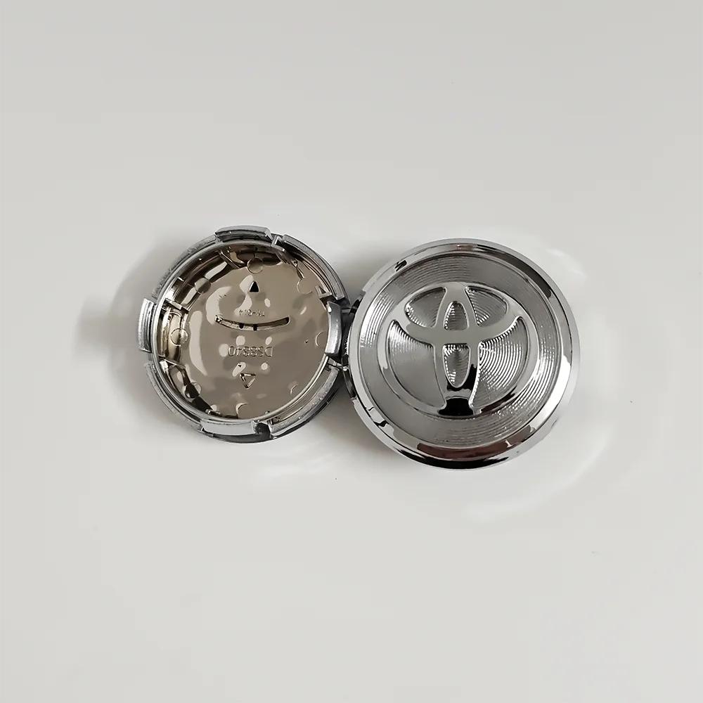 SAV5 for Toyota Camry Corolla RAV4 Highlander Vios C-HR SIENNA AVALON YARLS 53mm 57mm 62mm 4 Pieces Wheel Center Caps