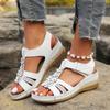 Sandals for Women 2025New Casual Sandals Wedge Sandal Summer Retro Roman Shoes Peep Toe Platform Sandals Sandalias Mujer