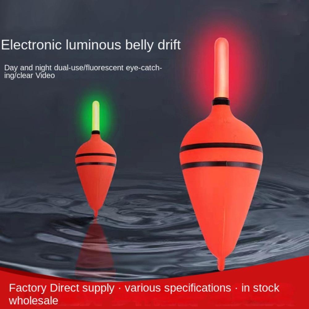 1/2 шт. светящаяся палочка, светящийся поплавок для ночной рыбалки, пластиковый поплавок, новый Rockfish Drift, внешний дрейф