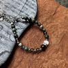 Gaga Pave Rhinestone Spacer Bracelet: National Style Color Block, Handmade Natural Stone Beaded Jewelry for Men and Women