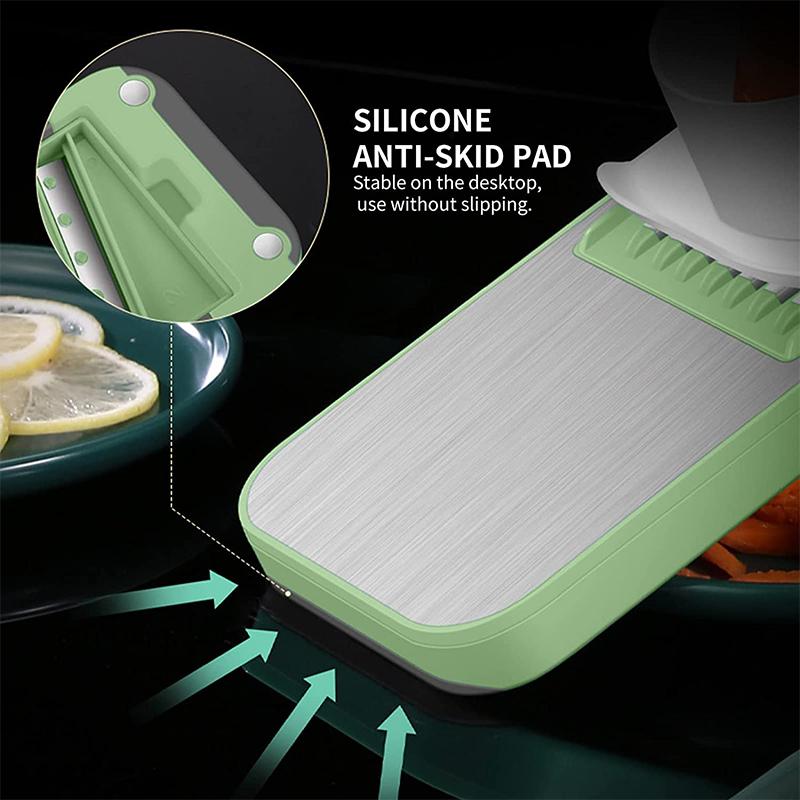 LMETJMA 6 в 1 овощерезка овощерезка-шинковка с 6 сменными лезвиями овощерезка соломкой измельчитель JT105