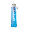 Salomon Складная емкость для воды и 2022 SOFT FLASK XA Flask XA Фильтр Бесплатная Прозрачно-синяя Бутылка, Портативная, Модель, ФИЛЬТР, 490 мл/16 унций (Мягкий 490/16),