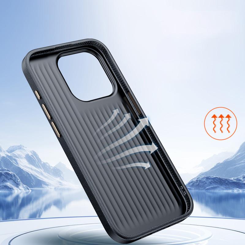 For iPhone 14 Pro Max Cover PU Leather+TPU Shockproof Phone Case with Metal Lens Frame