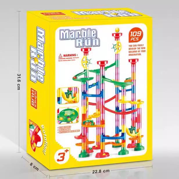 Развивающий набор 3D лабиринт-трек, сделай сам, 105 деталей