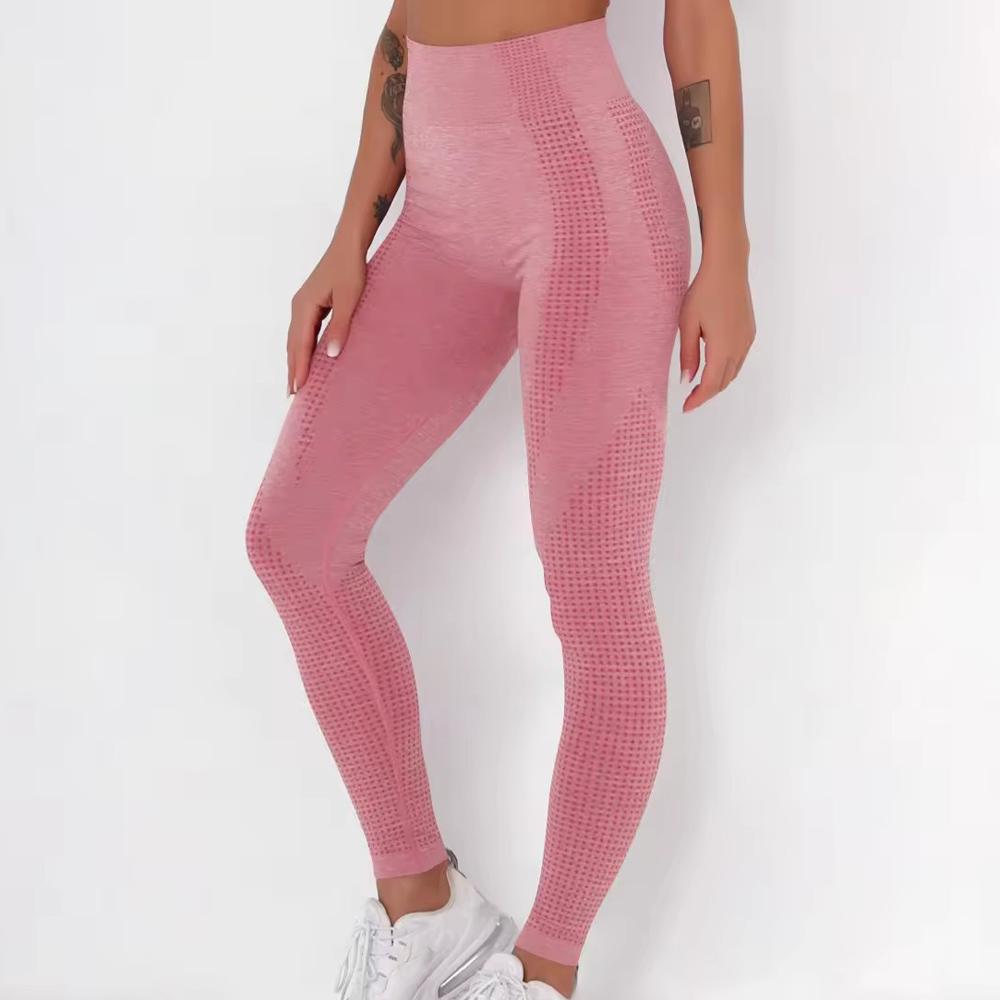 Бесшовные леггинсы для йоги с высокой талией, женские спортивные штаны для тренировок, бега, пуш-ап, леггинсы для фитнеса и спортзала, колготки