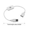 DC5V USB-регулируемая ручка с ручным управлением светодиодным диммером, сенсорный переключатель для светодиодной ленты, 1-канальный контроллер регулировки яркости
