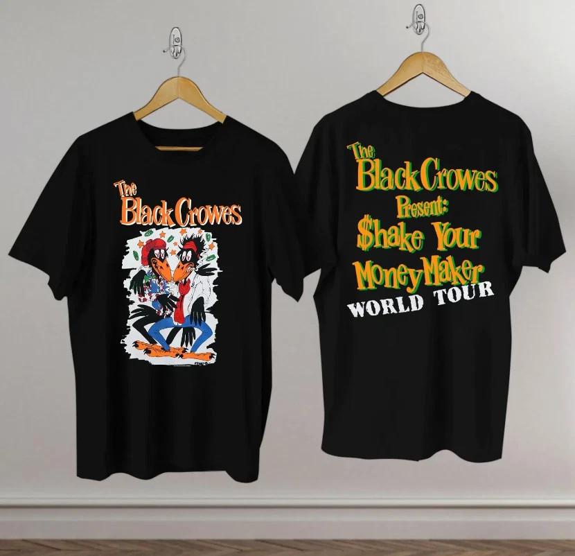 Vintage 1990 Black Crowes Shake Your Money Maker World Tour Shirt Copy S5XL Unisex T-Shirt